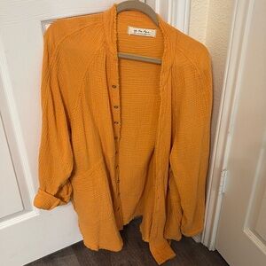 We The Free Summer Daydream Button Up Bird Of Paradise Size Small OB979741